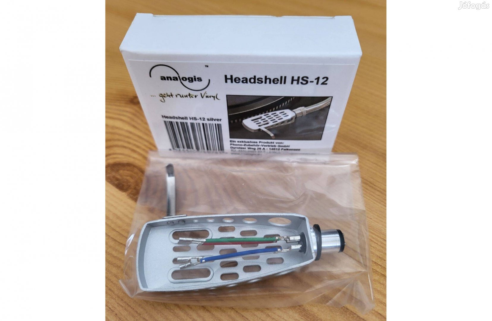 Analogis HS12 headshell head shell lemezjátszó hangszedő tartó Új