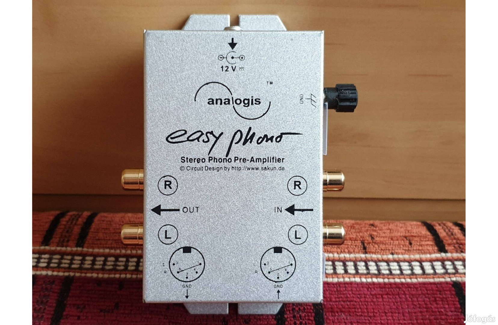 Analogis RIAA korrektor lemezjátszó bakelit vinyl előerősítő Új