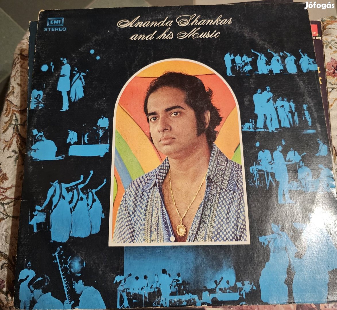 Ananda Shankar bakelit vinyl LP lemez