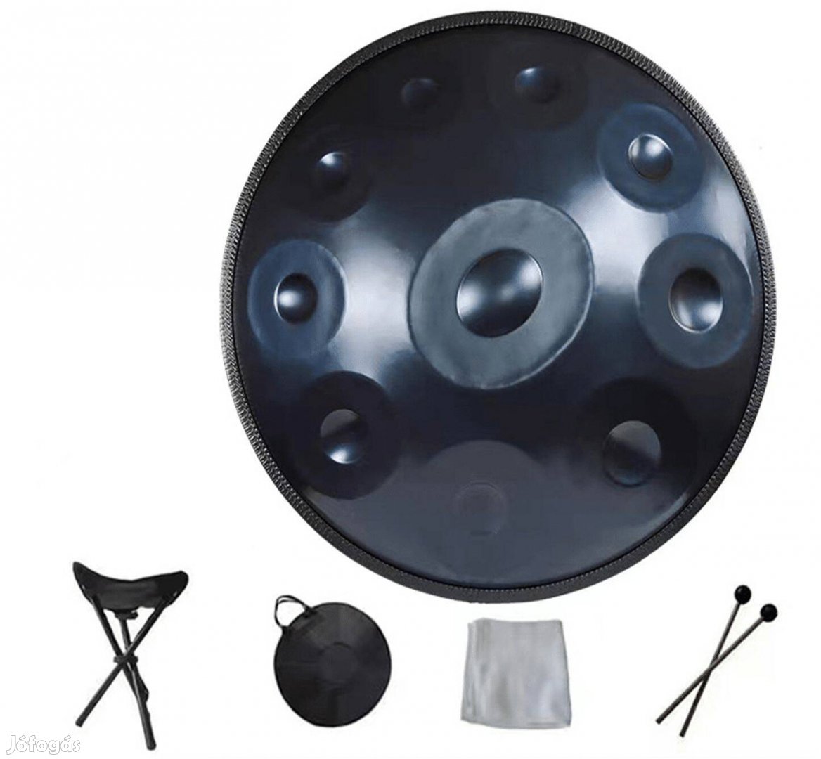 Ananda Texas Moon 10 hangos Prémium Handpan, ajándék tok és állvány
