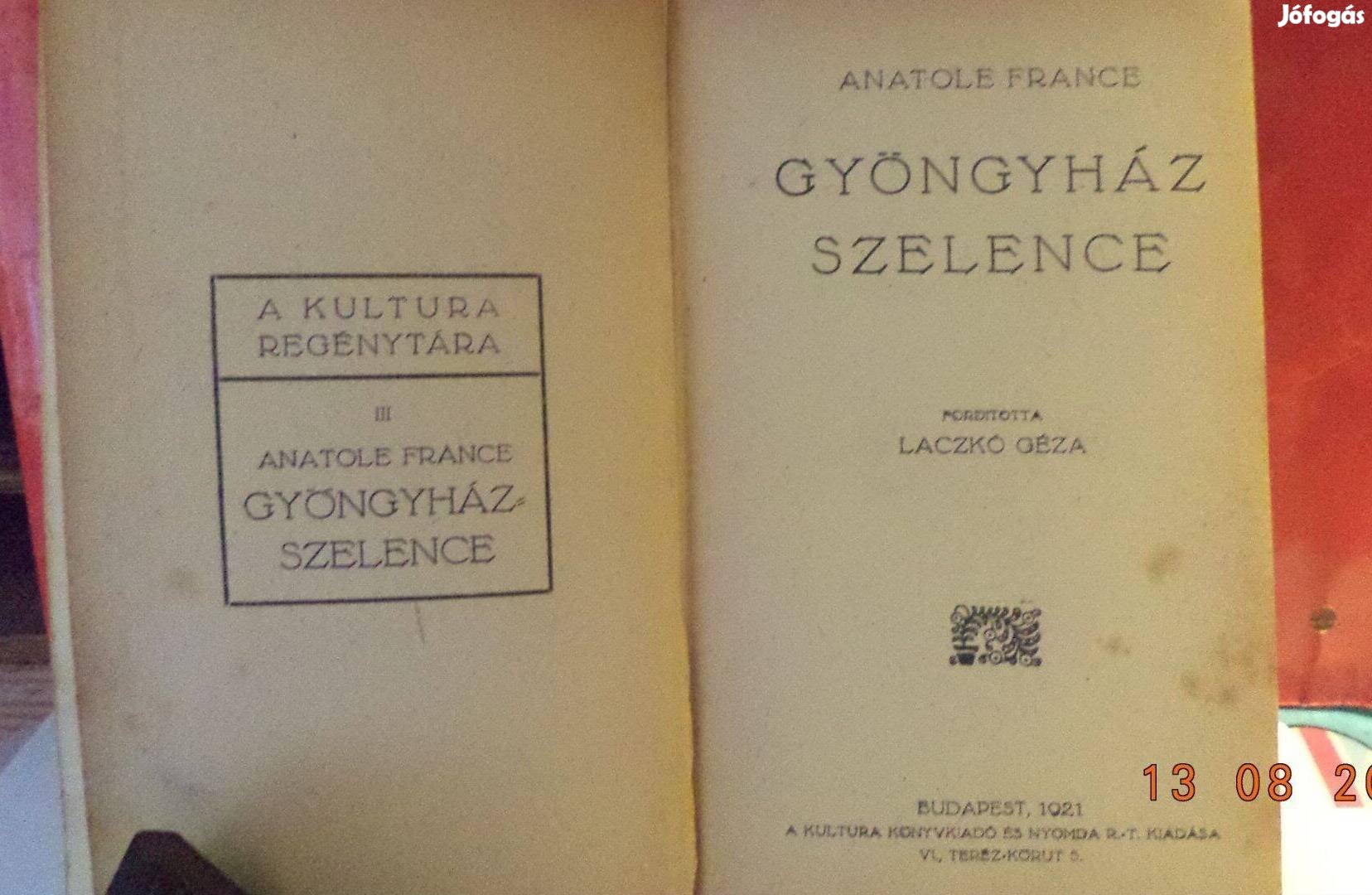 Anatole France: Gyöngyház szelence