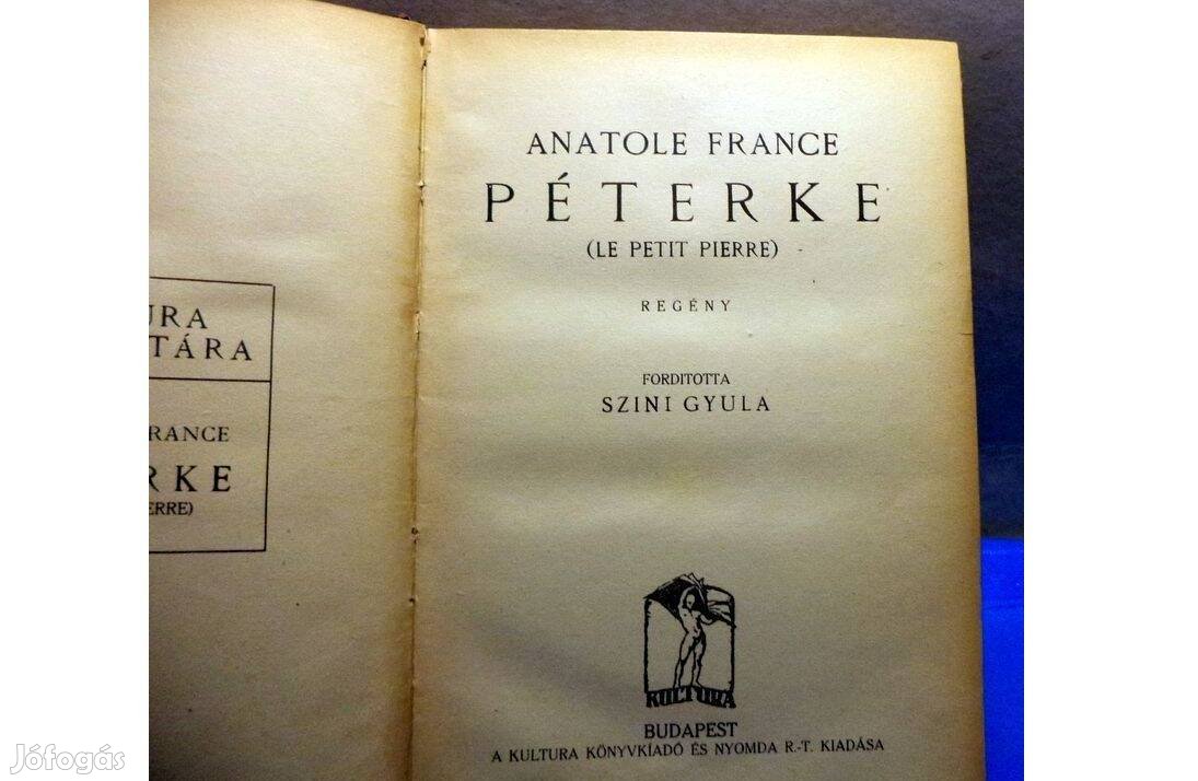 Anatole France: Péterke