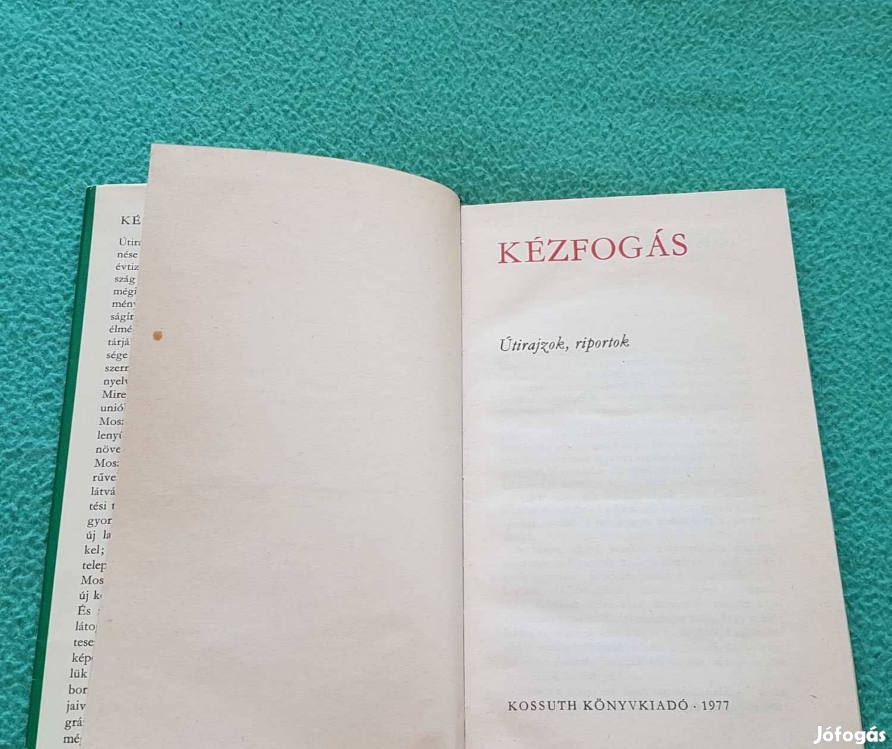 Anatolij Mednyikov - Szabó Mária: Kézfogás (Útirajzok, riportok) könyv