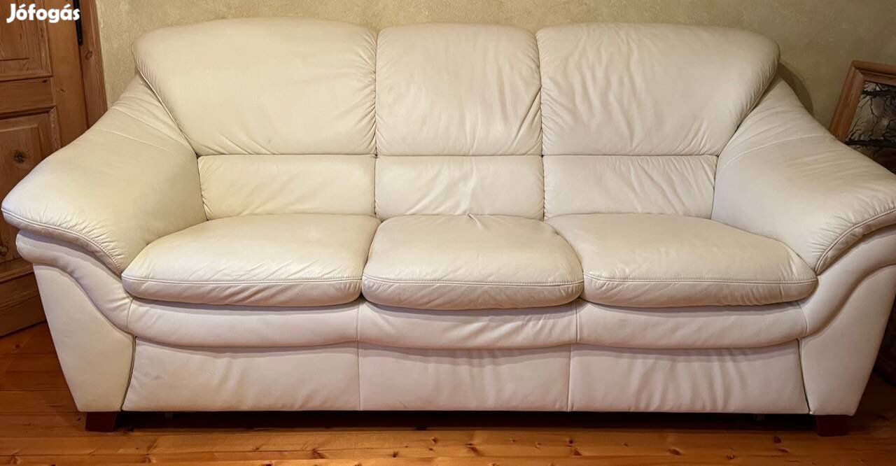 Andante Gio valódi bőr ágyazható kanapé és fotel (3+1)