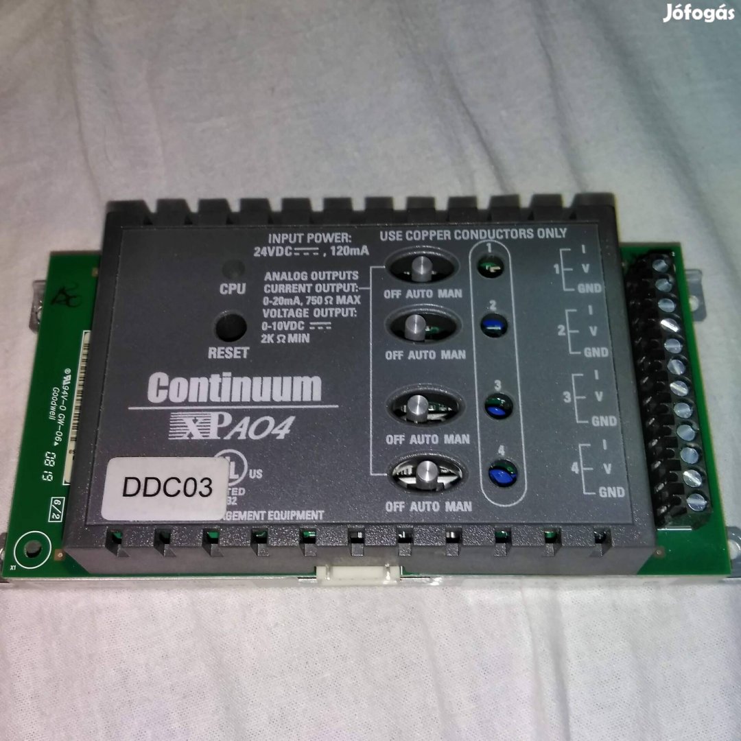 Andover Continuum elektronika egység