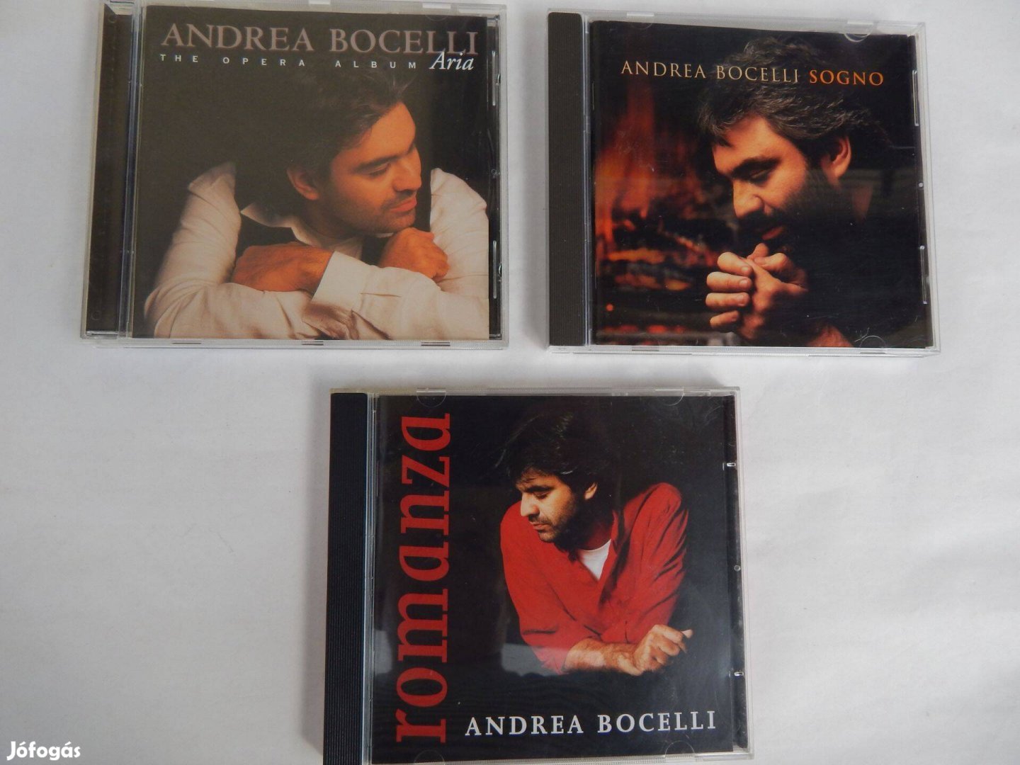 Andrea Bocelli Műsoros CD-k 3 Darabos Szettben Eredeti