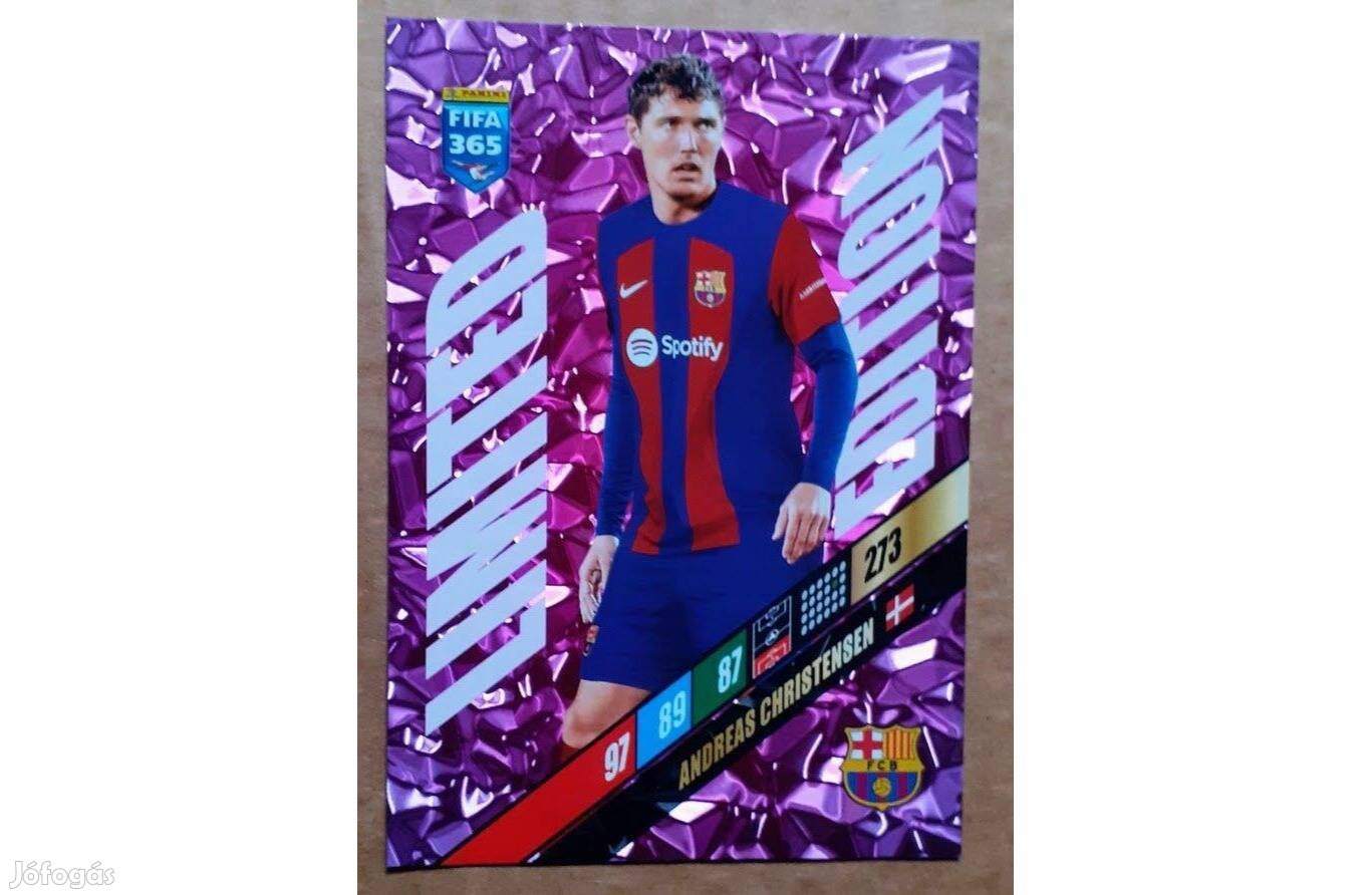 Andreas Christensen Barcelona XXL focis kártya Panini FIFA 365: 2024