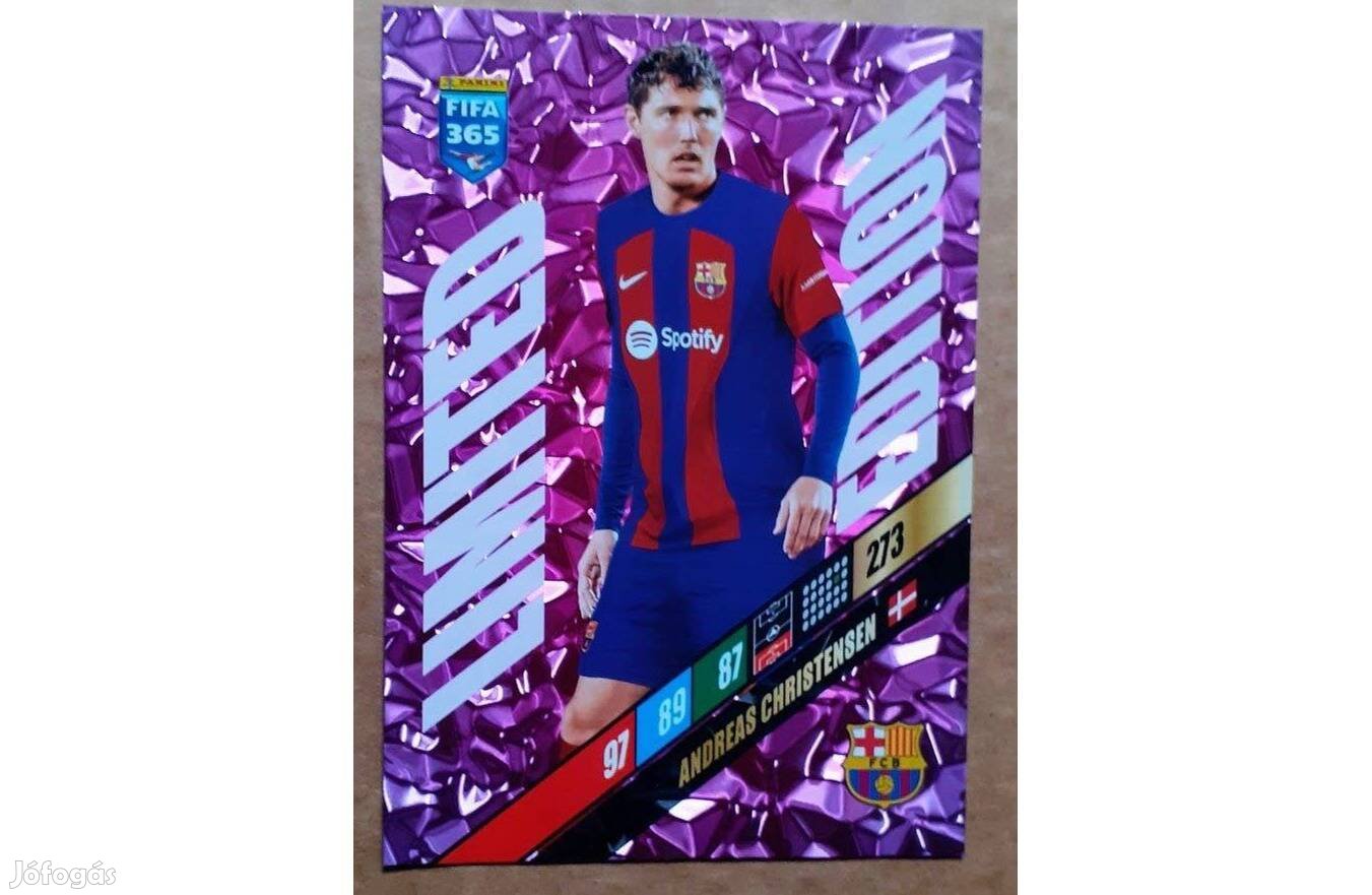 Andreas Christensen Barcelona XXL focis kártya Panini FIFA 365: 2024