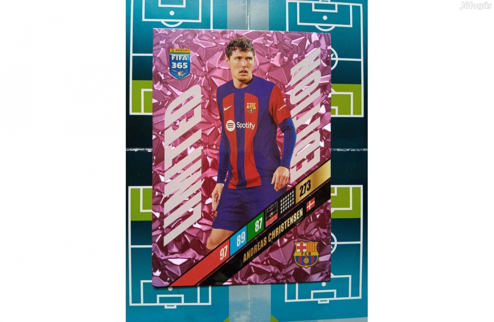 Andreas Christensen Panini Fifa 365 2024 XXL Limited focis kártya