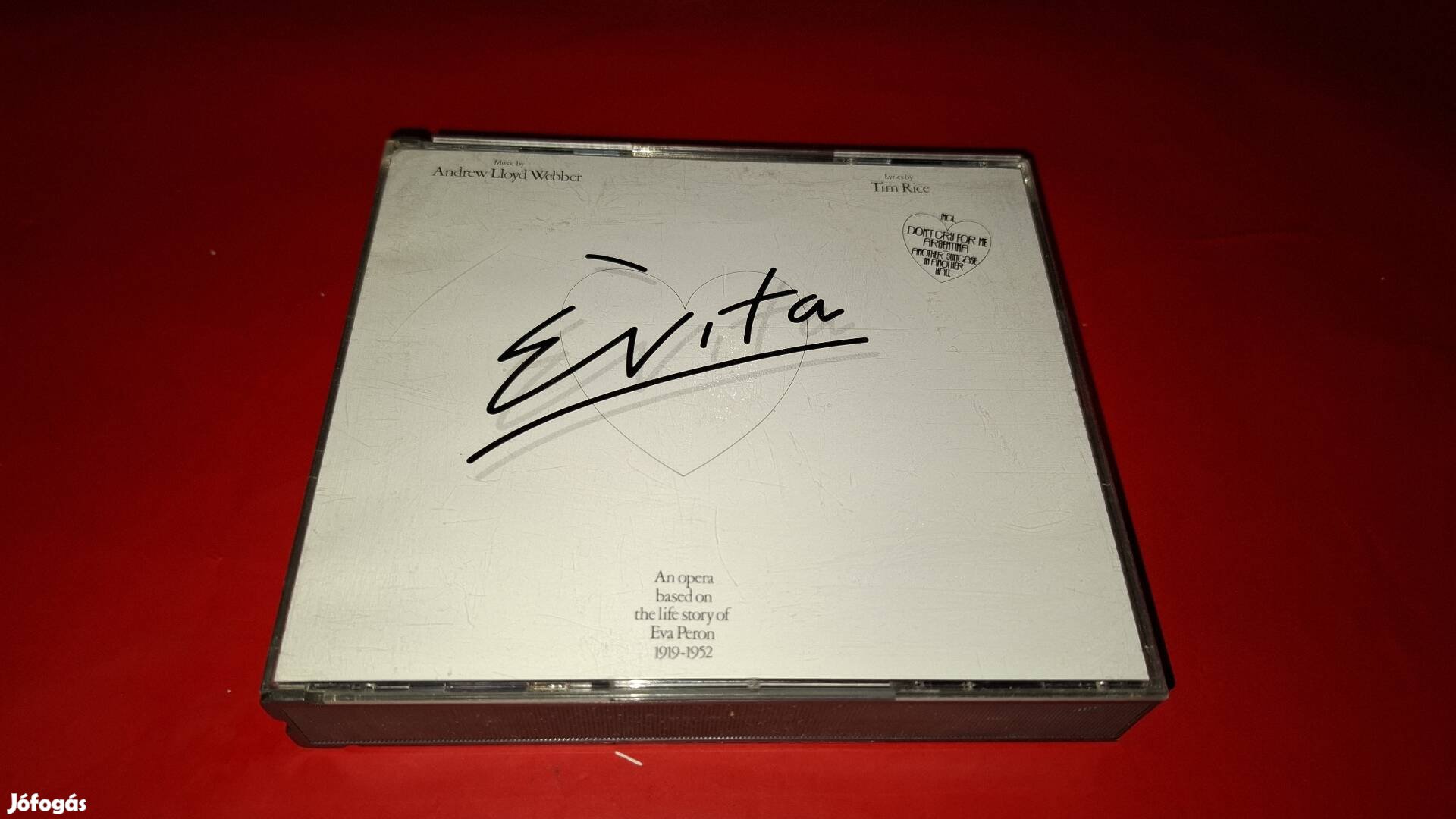 Andrew Lloyd Webber Tim Rice Evita dupla Cd box 1996