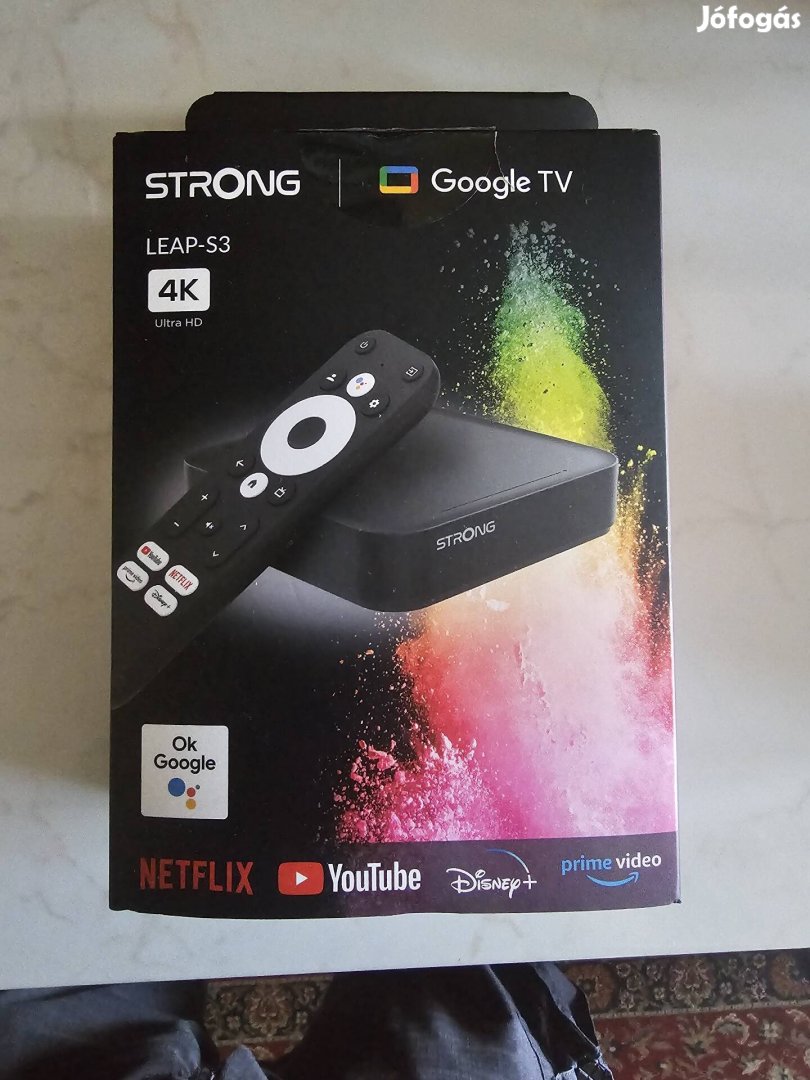 Android 4K TV okosító Strong Leap-S3 dobozában!