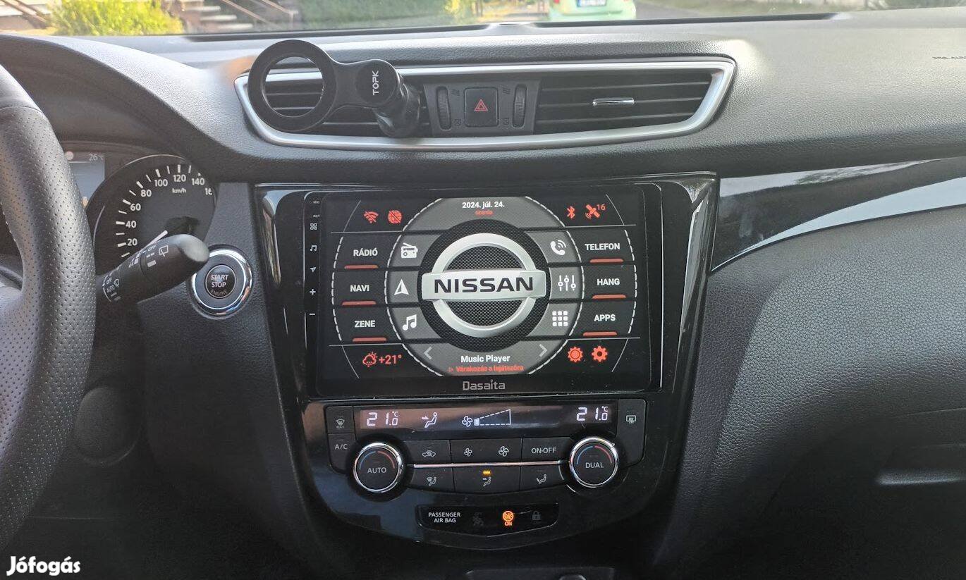 Android multimédiás fejegység Nissan Qashqai j11 és X-Trail T32