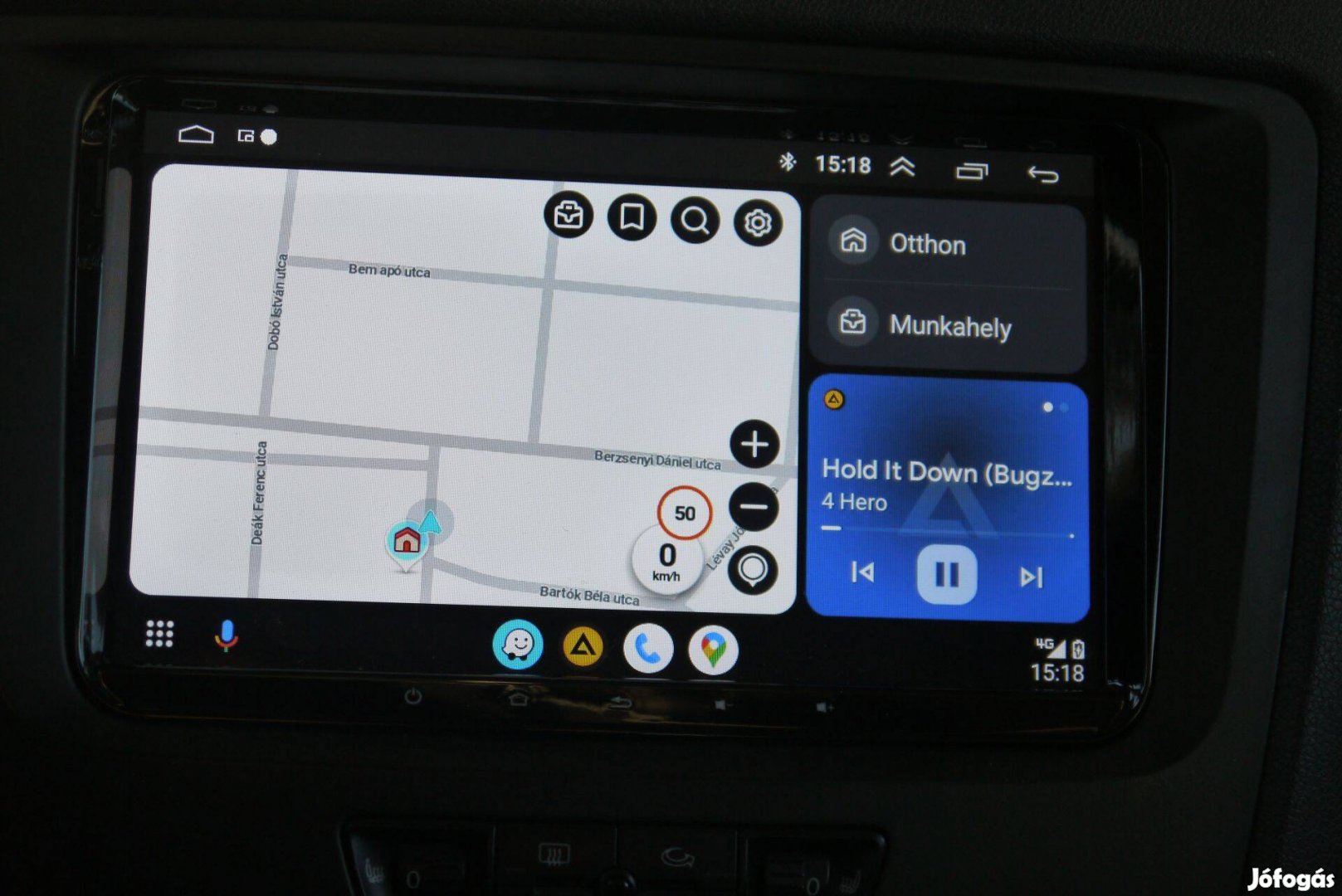 Androidos fejegység Skoda / Seat / VW (Carplay / Android auto)