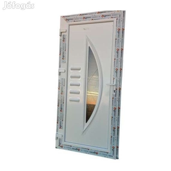 Andy-A- Műanyag bejárati ajtó FEHÉR 98x198, 98x208