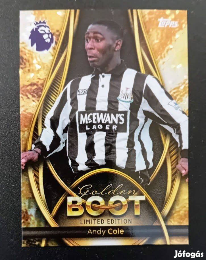 Andy Cole Newcastle United Golden Boot Limited Edition