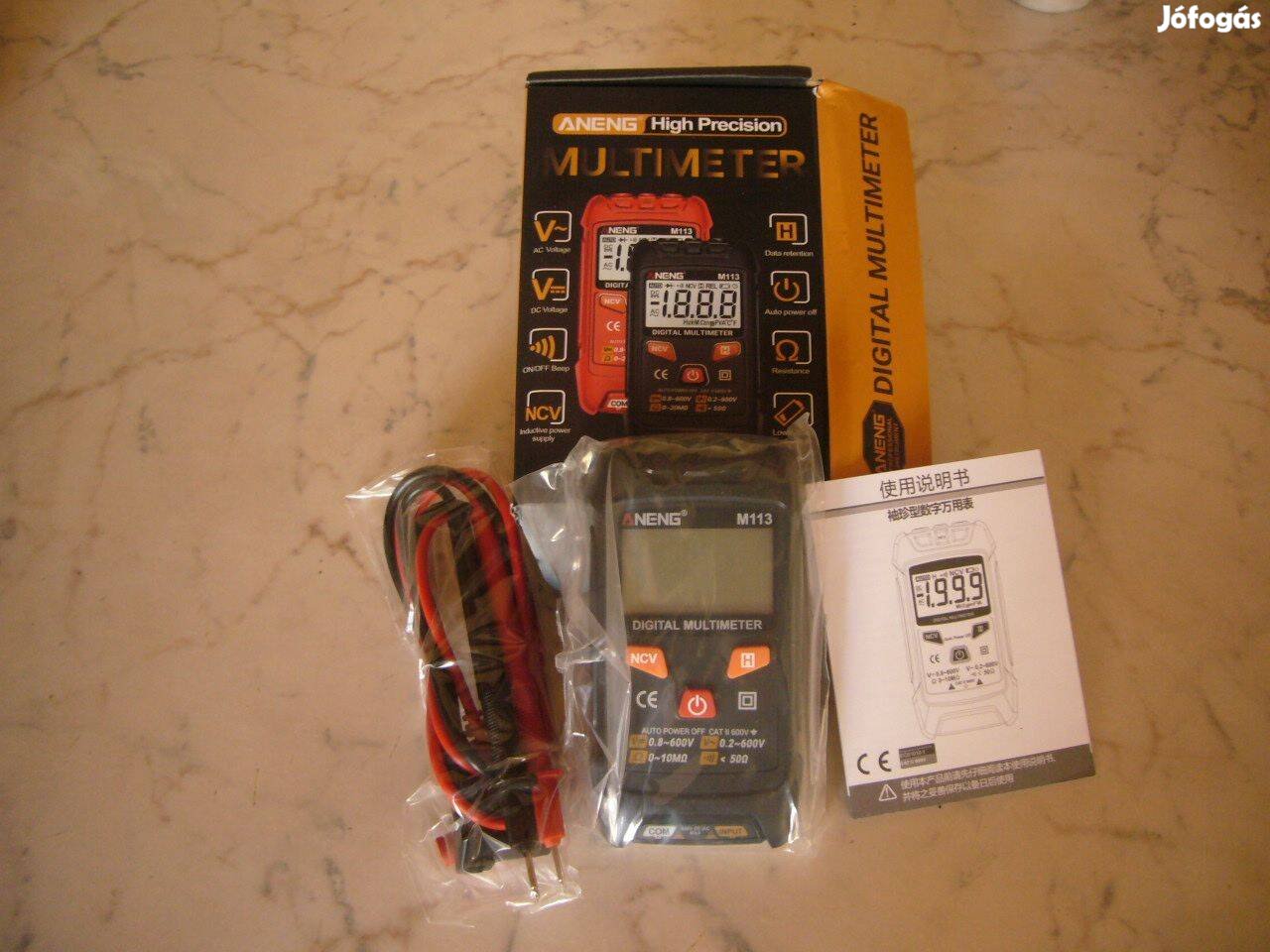 Aneng M113 Intelligens Mini Multiméter 2500ft