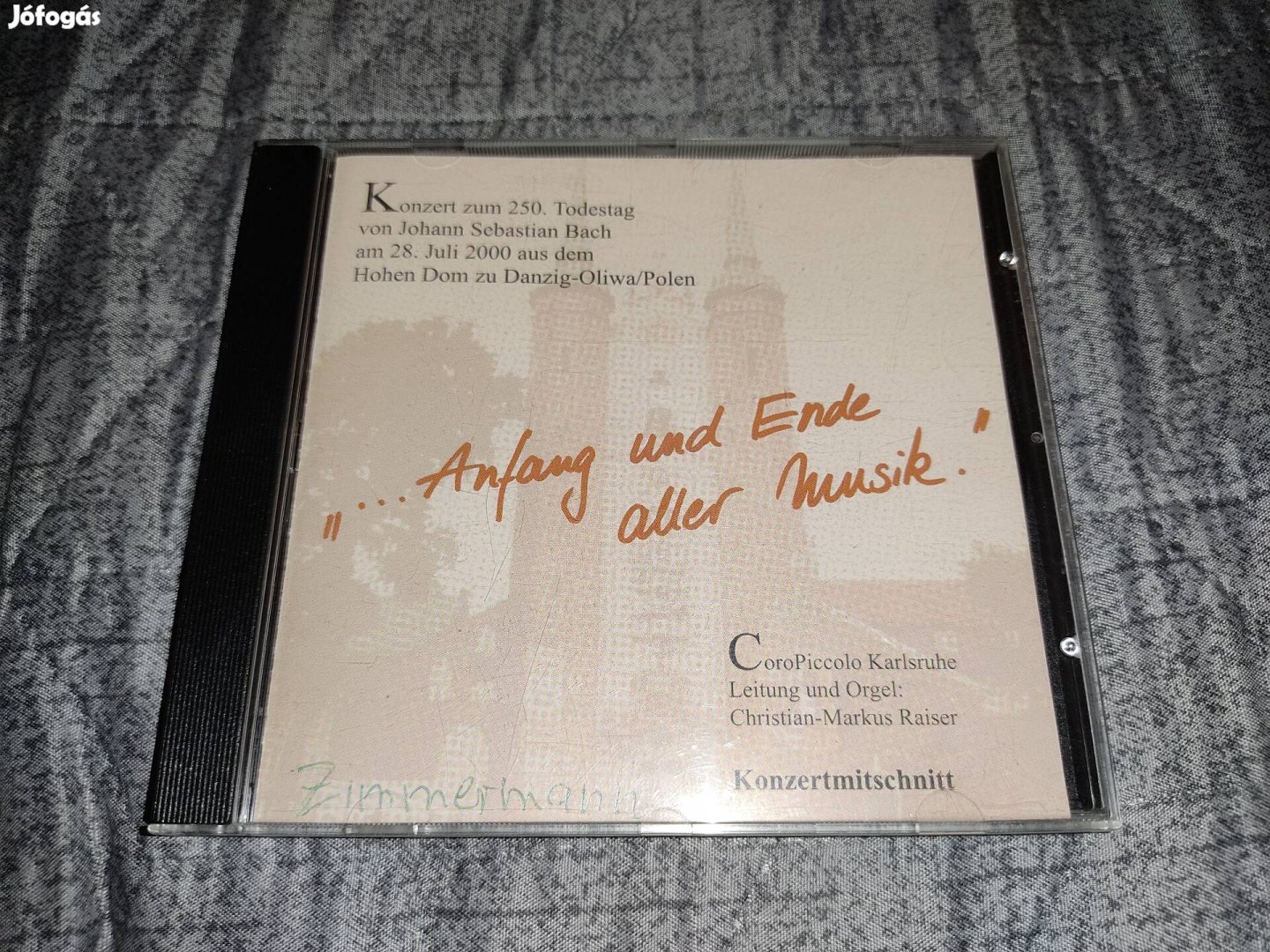 Anfang und Ende aller Musik CD (Bach,Bartholdy)
