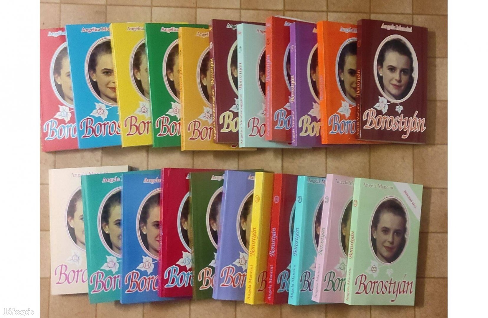 Angela Mancini Borostyán könyvsorozat 1-től 22-ig
