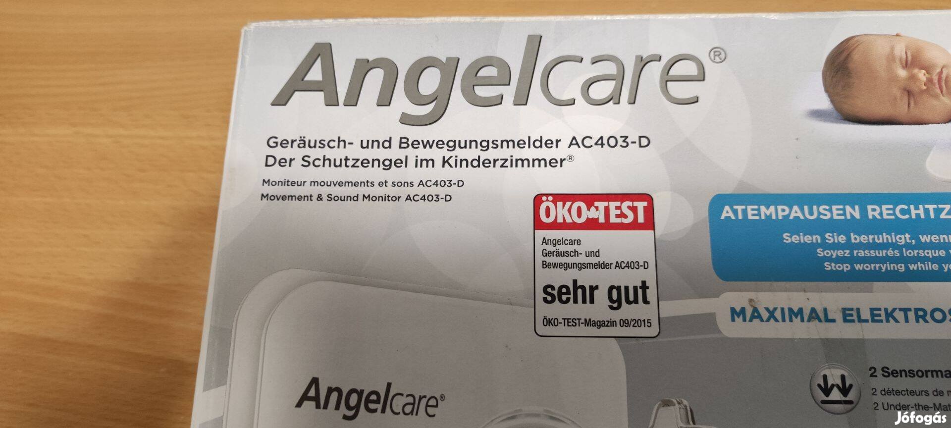 Angelcare AC 403-D légzésfigyelő és bébiőr