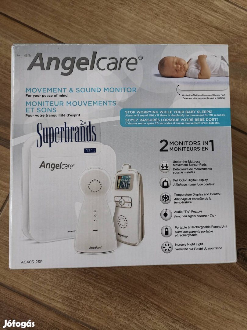 Angelcare AC 403 légzésfigyelő+babaőrző 