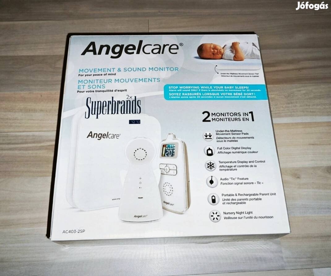 Angelcare AC 430 légzésfigyelő és bébiőr