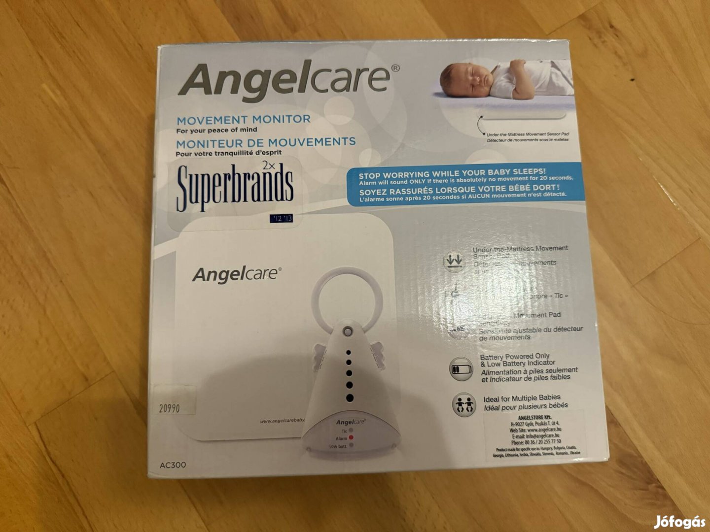 Angelcare légzésfigyelő