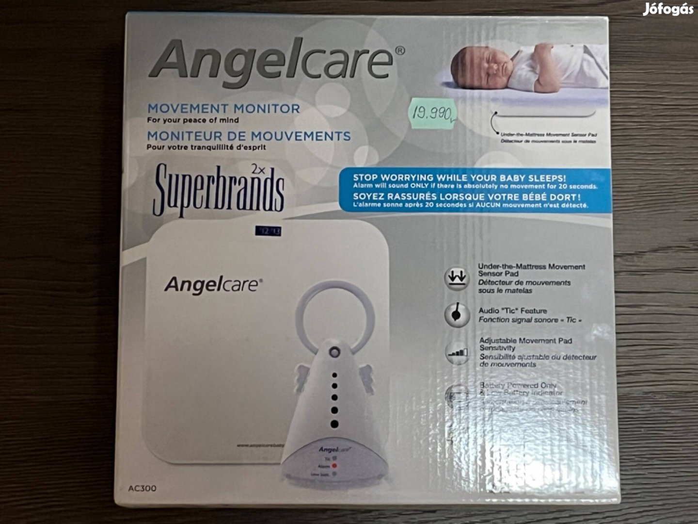 Angelcare légzésfigyelő AC300