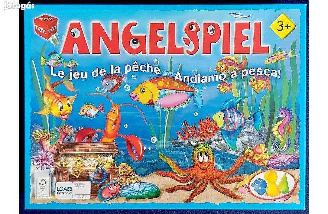 Angelspiel horgász társasjáték