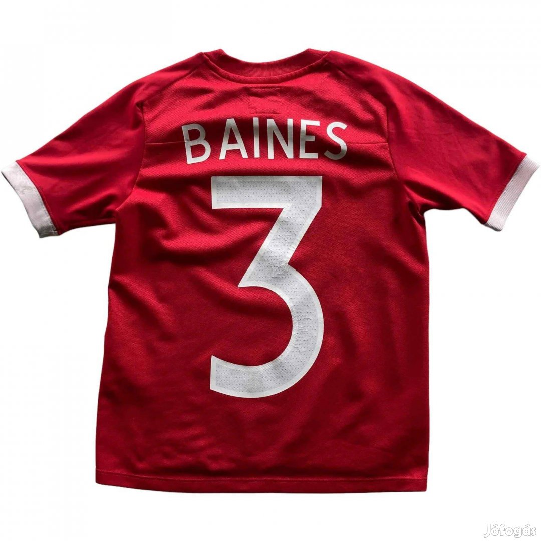 Anglia 2010-12 Umbro vendég Leighton Baines foci mez gyerek Xxs-es