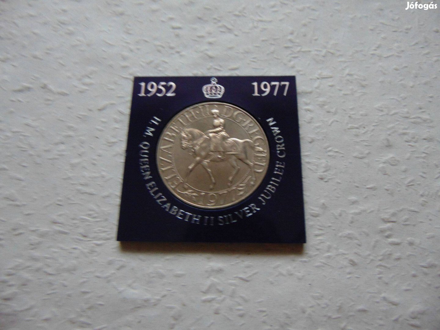 Anglia 25 pence 1977 bliszterben