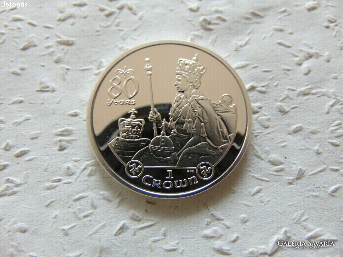 Anglia ezüst 1 crown 2006 PP 28.48 gramm 925 ös ezüst
