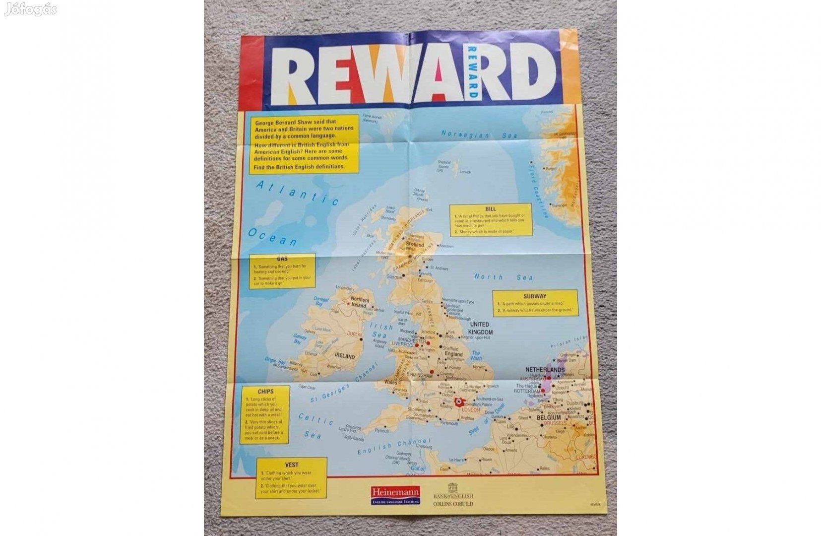 Anglia térképe -Reward