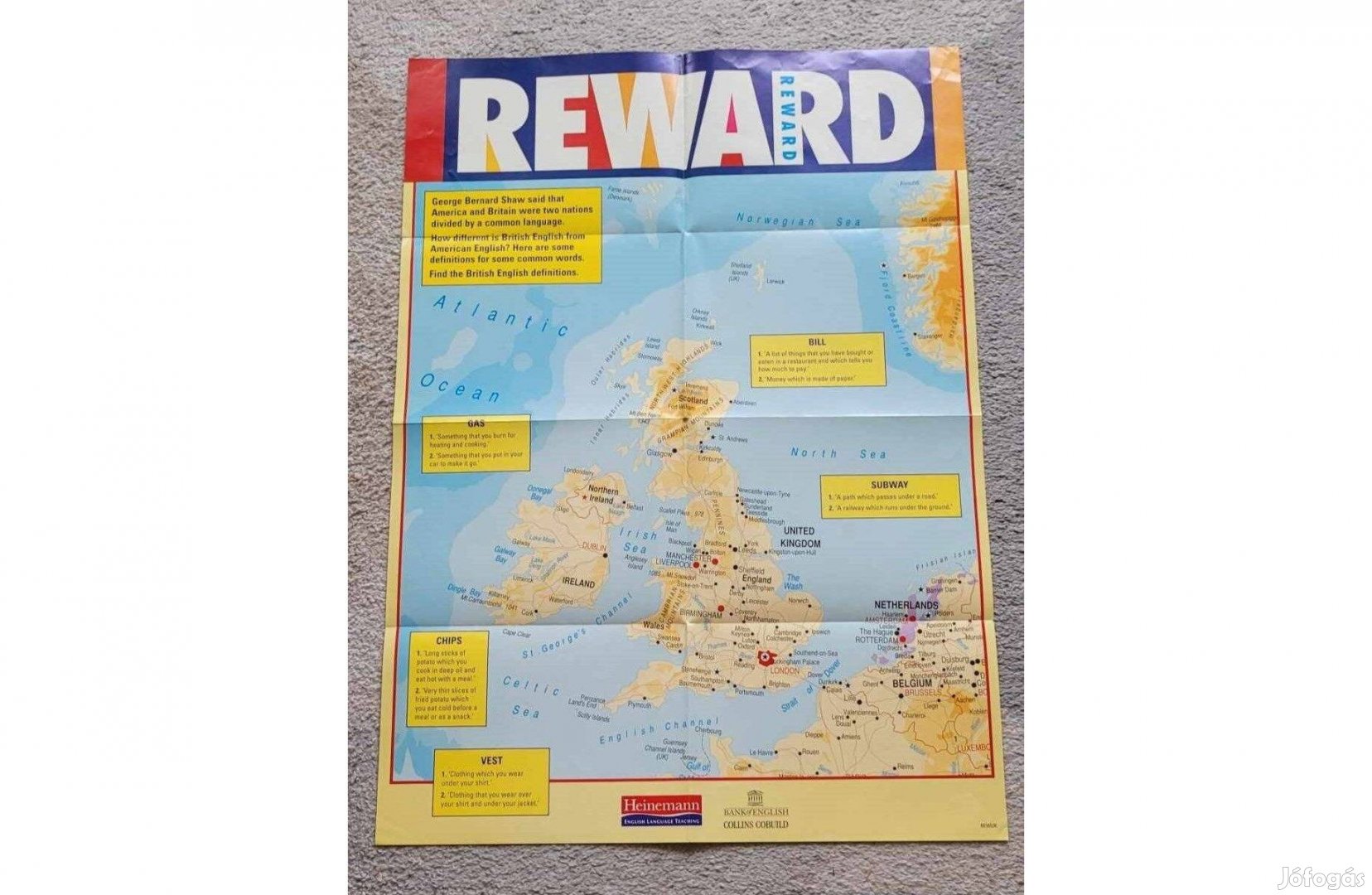 Anglia térképe -Reward