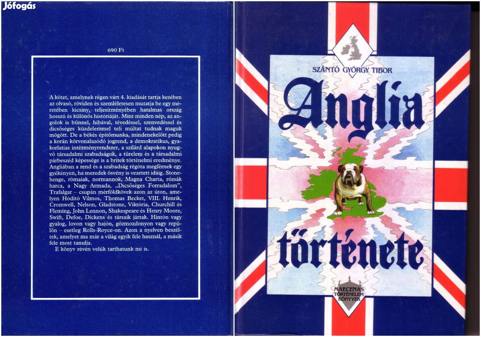 Anglia története és angol nyelvkönyvek eladók