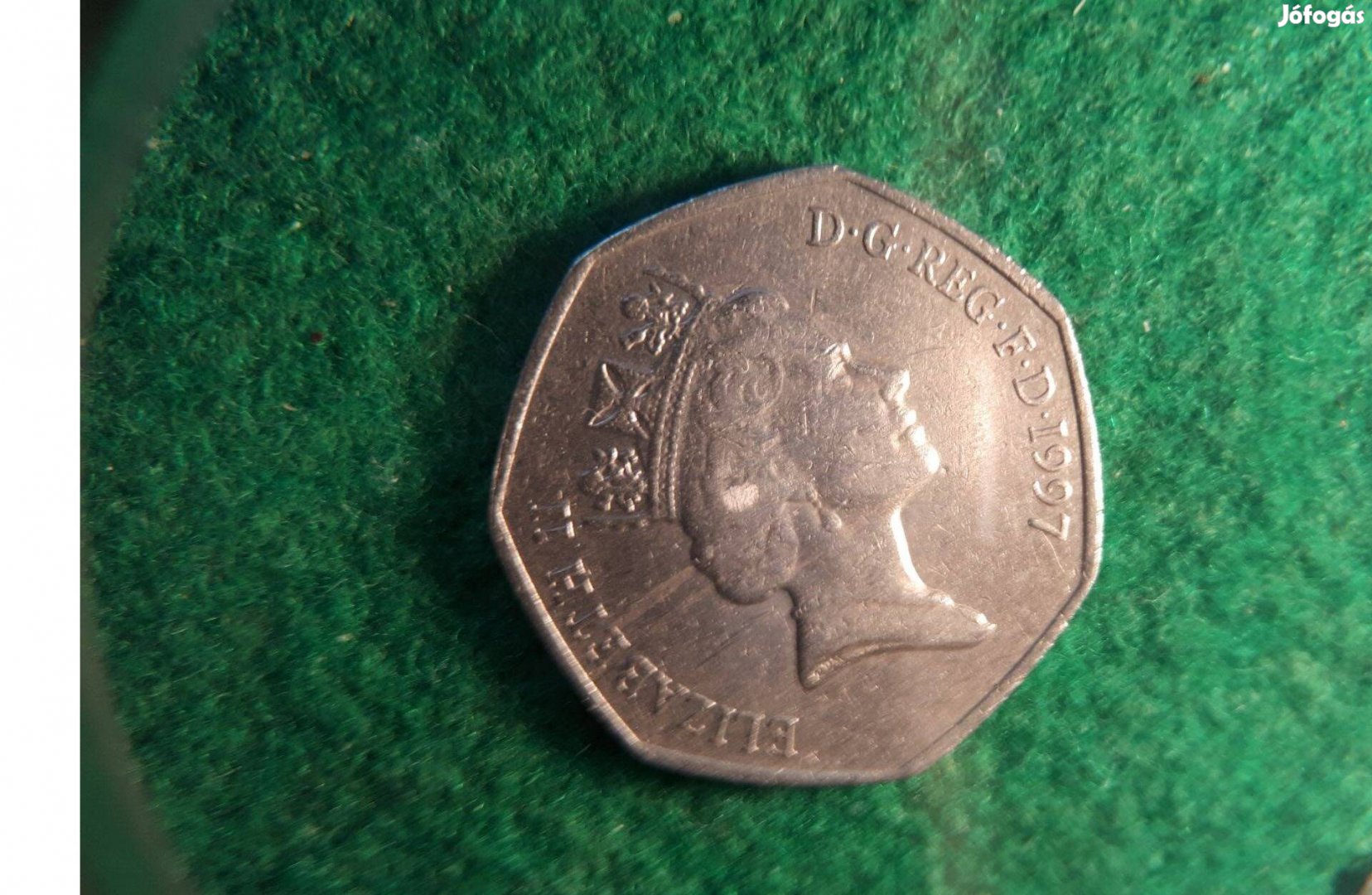 Angol Fifty Pence 1997