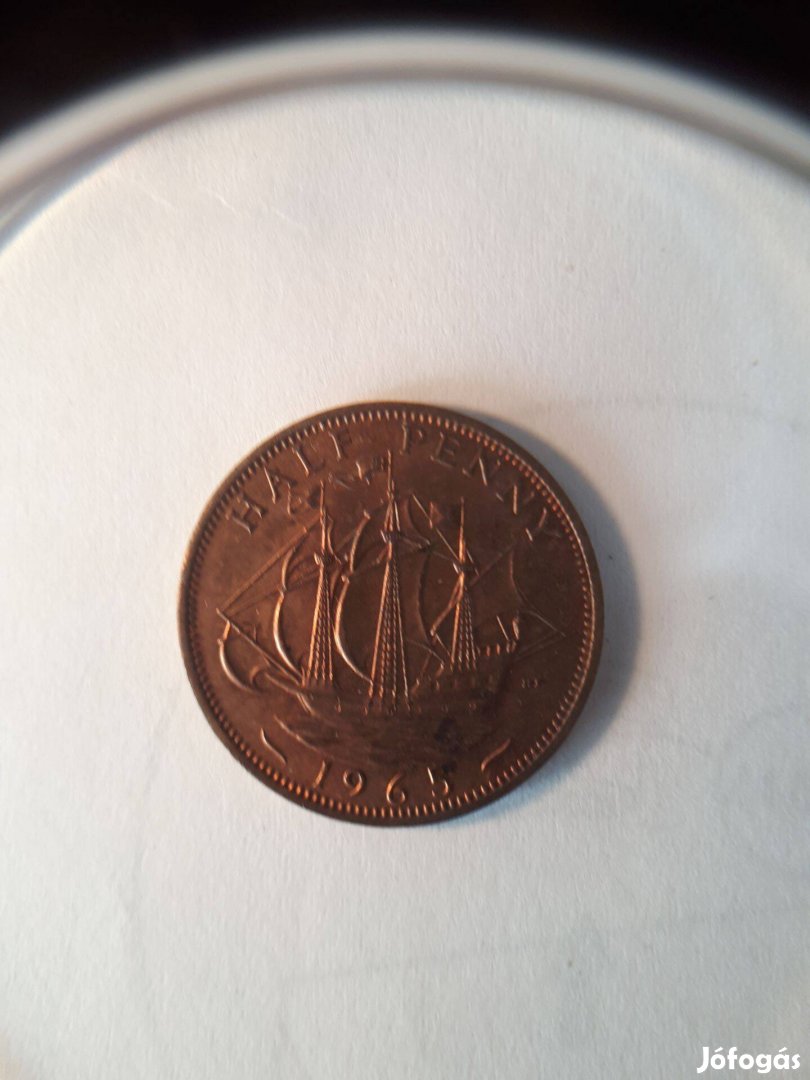 Angol Half Penny 1965