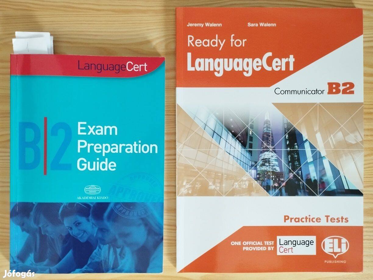 Angol Languagecert B2 nyelvvizsga felkészítő könyvek