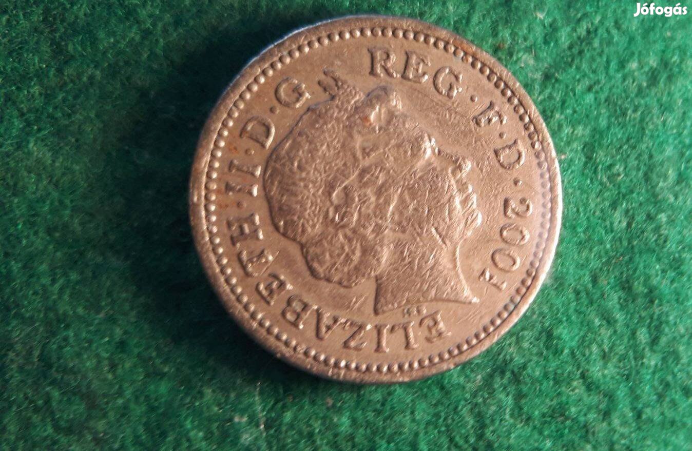 Angol ONE pound 2001