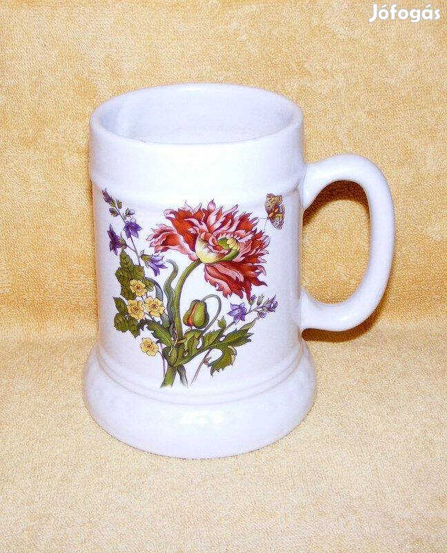 Angol Royal Wessex virágos korsó