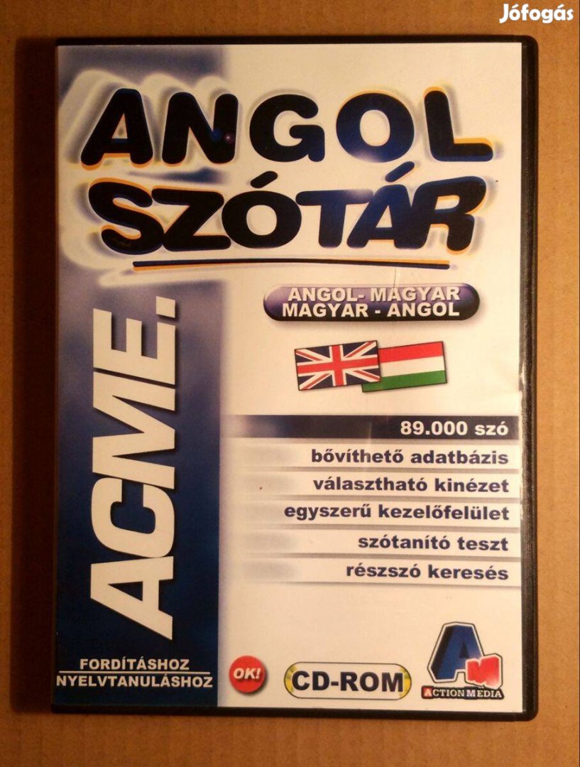 Angol Szótár (ACME.) CD-ROM (2003) jogtiszta