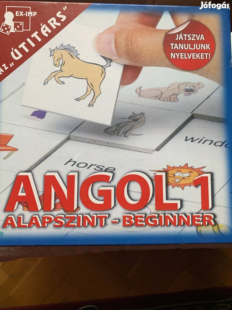 Angol alapszint játszva. Társasjáték