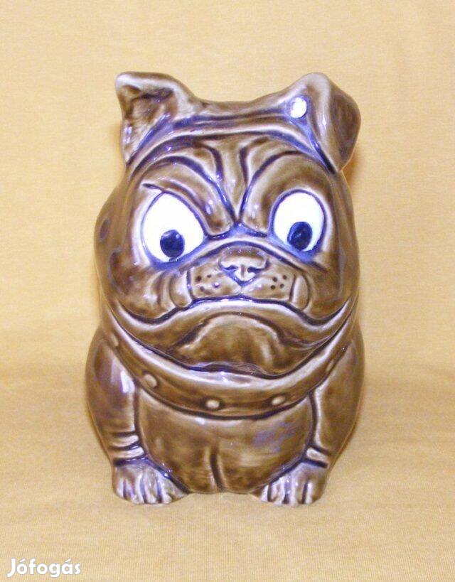 Angol bulldog porcelán persely
