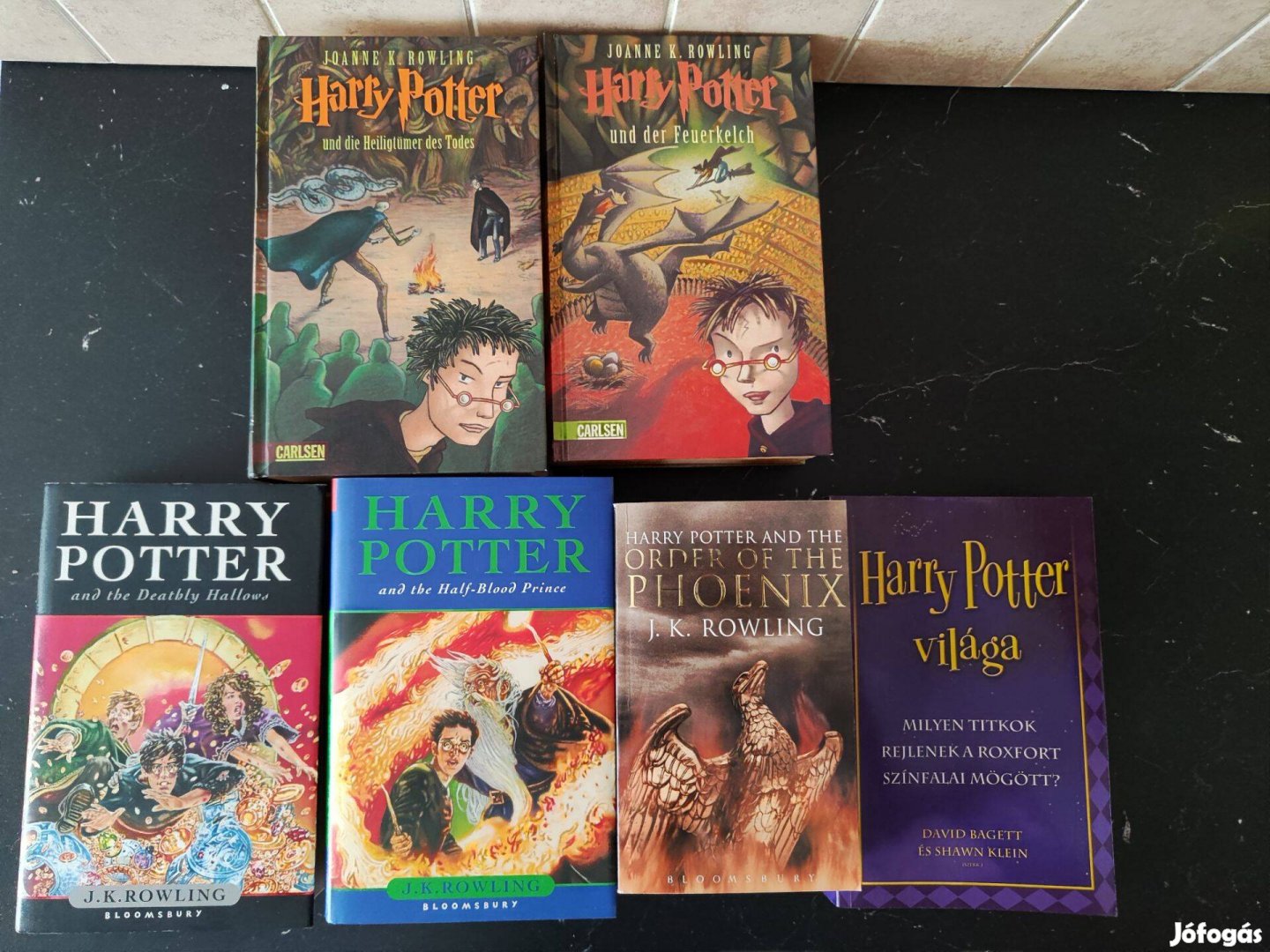 Angol és német nyelvű Harry Potter könyvek