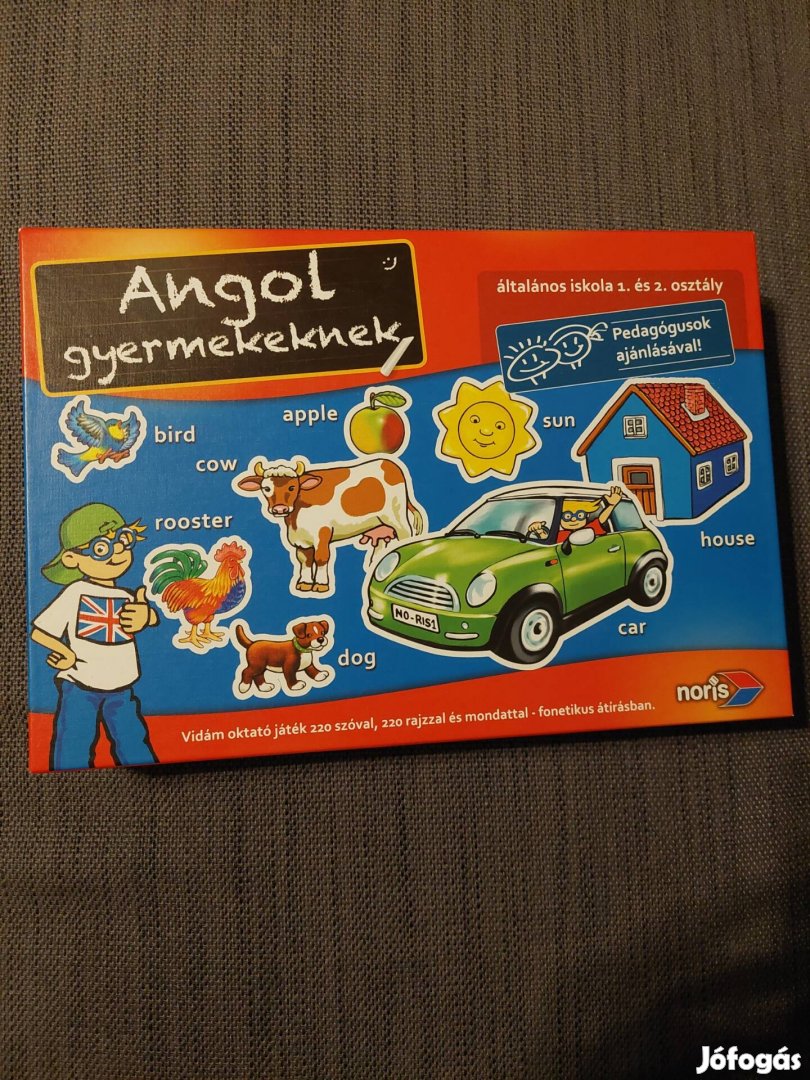 Angol gyerekeknek társasjáték 2. - iskolás gyerekeknek ajánlott