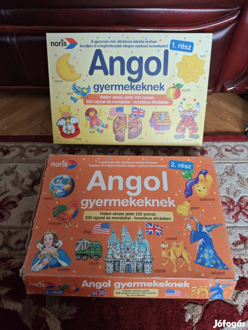 Angol gyermekeknek 1.-2. társasjáték