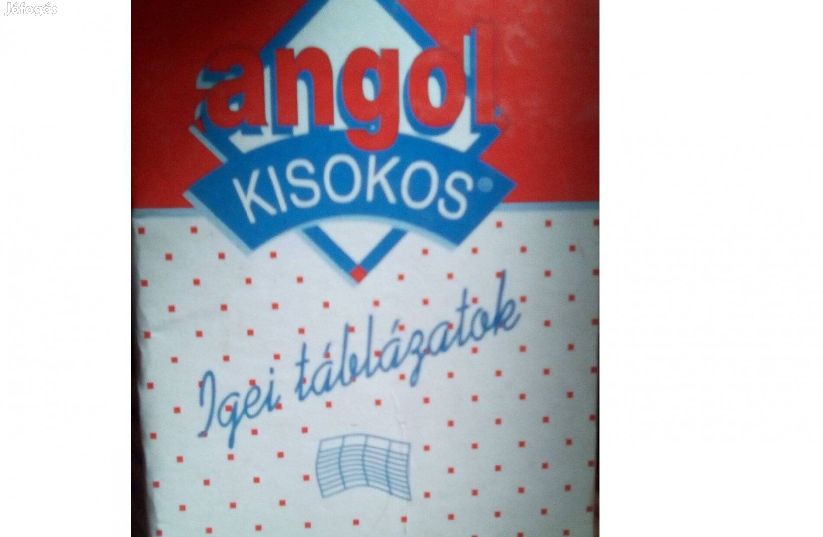 Angol kisokos Igei táblázatok . Újszerű állapotú