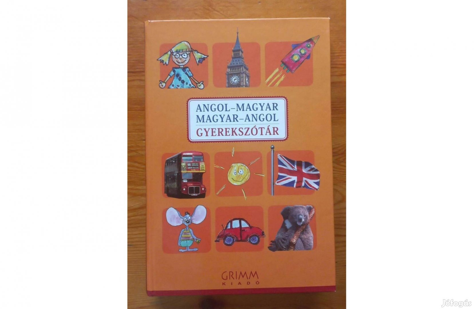 Angol-magyar, magyar-angol képes gyerekszótár