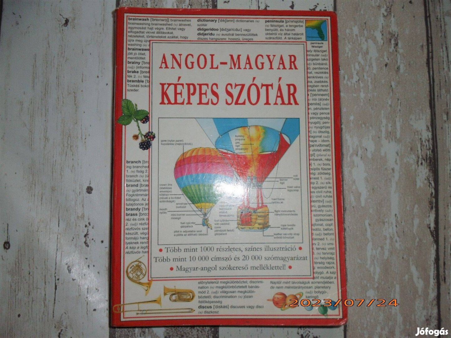 Angol-magyar képes szótár