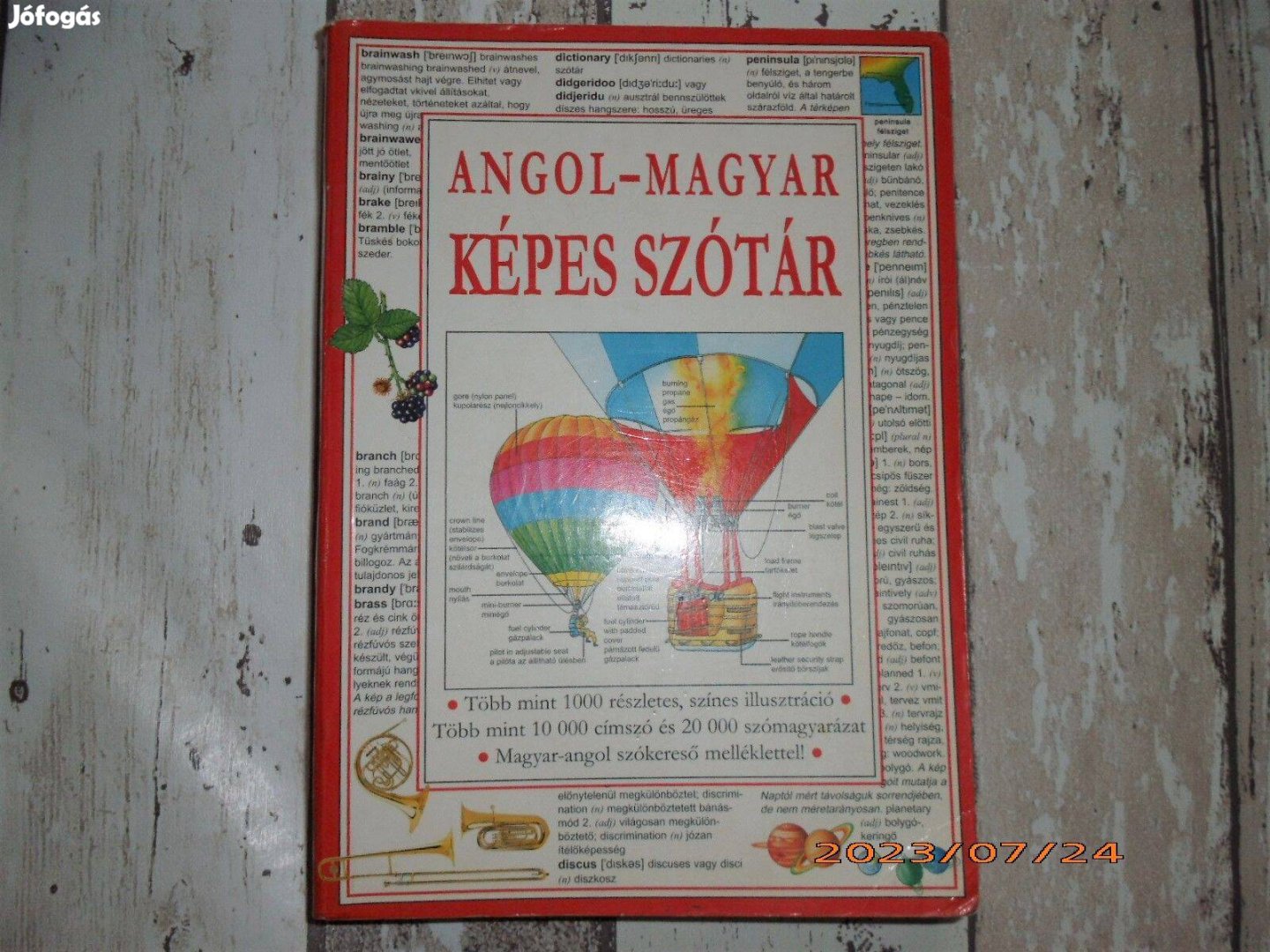 Angol-magyar képes szótár
