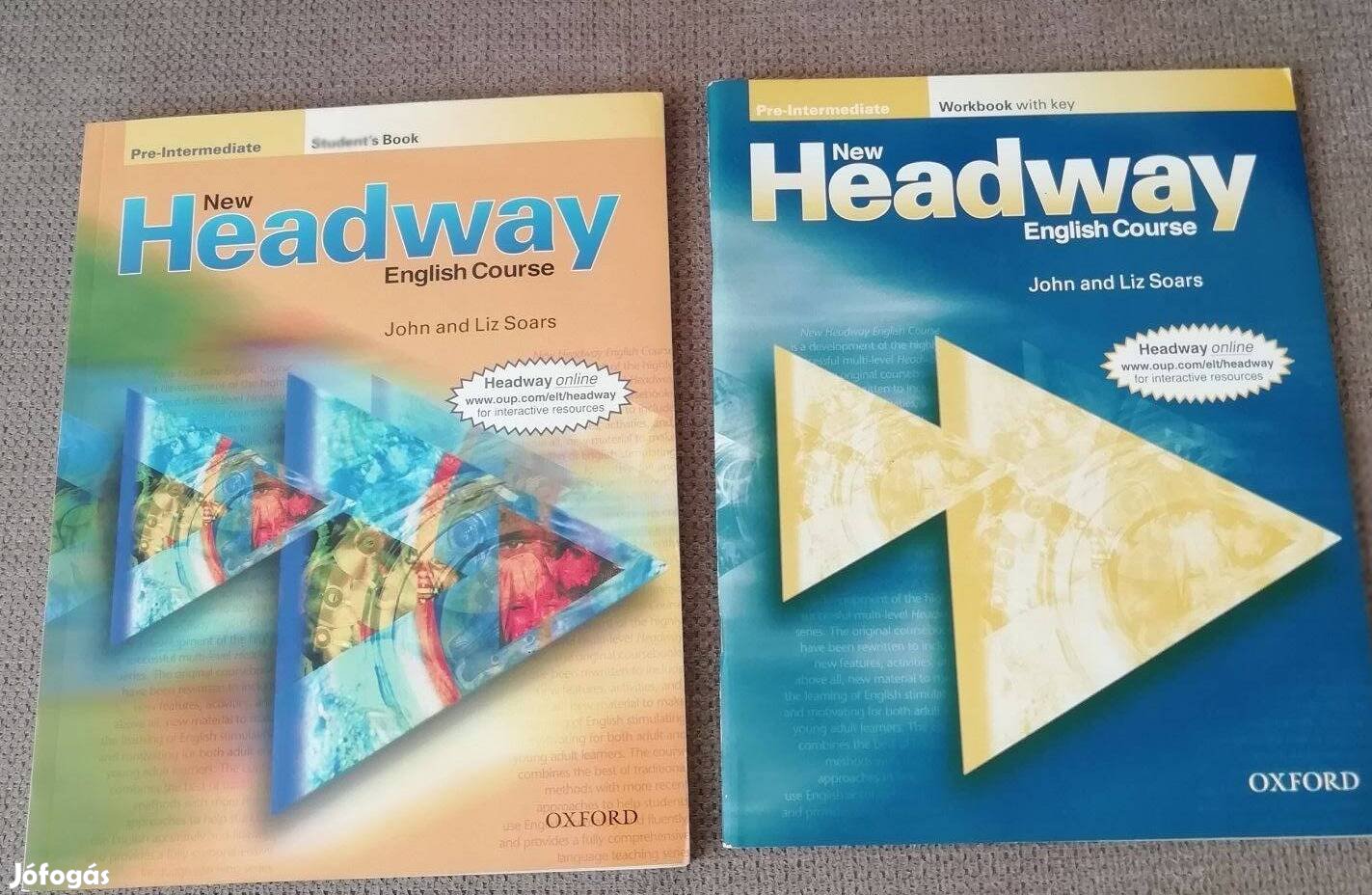 Angol nyelvkönyv +CD Oxford New Headway English Course Pre-Intermedia